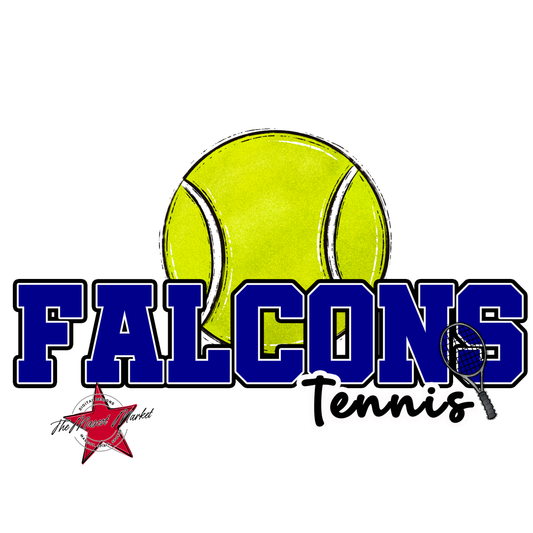 Falcons Varsity Tennis-Blue