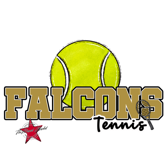 Falcons Varsity Tennis-Gold
