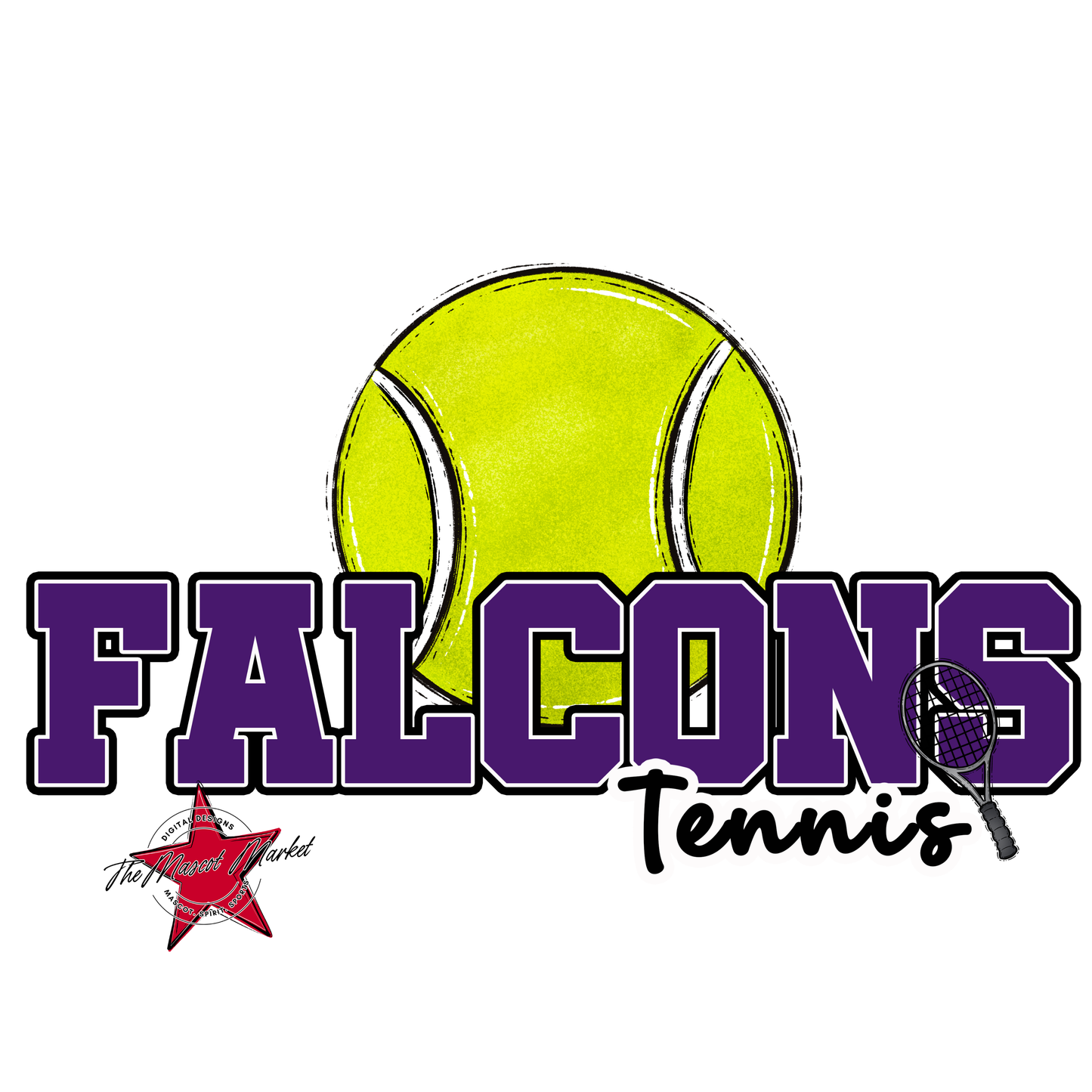 Falcons Varsity Tennis-Purple