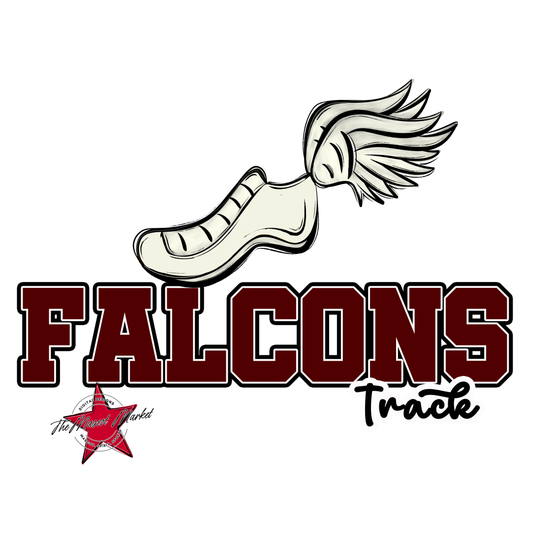 Falcons Varsity Track-Maroon