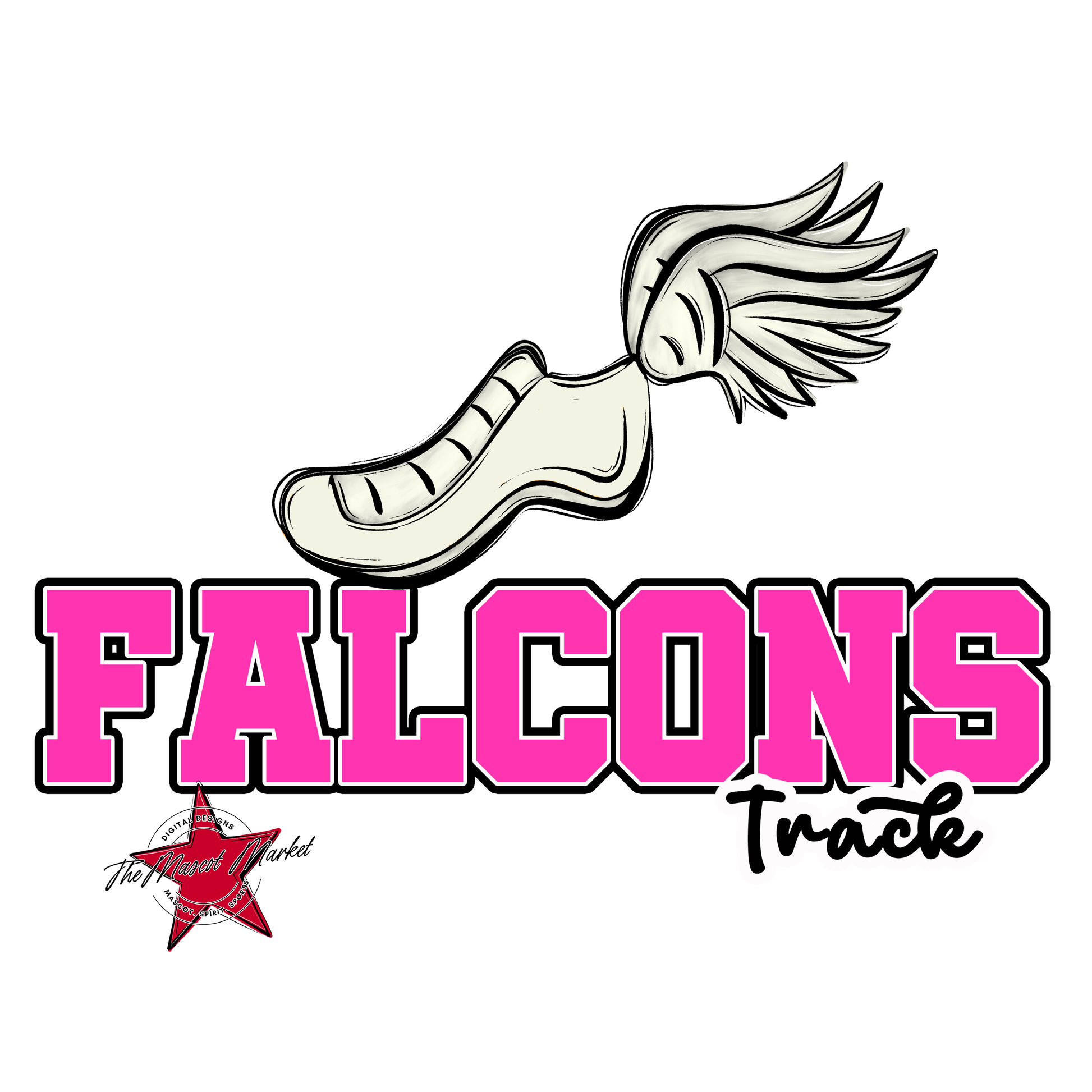 Falcons Varsity Track-Pink