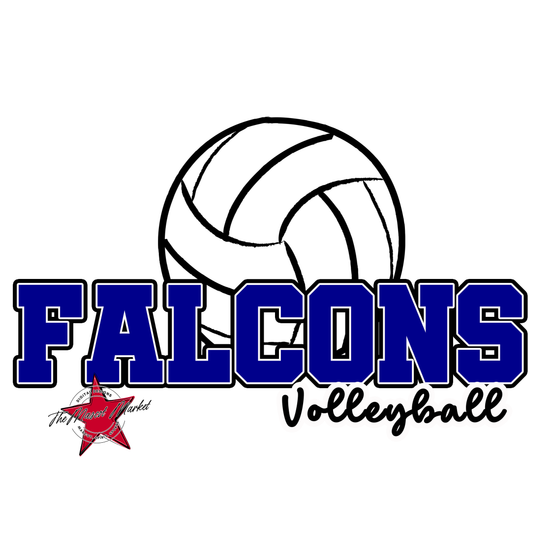 Falcons Varsity Volleyball-Blue