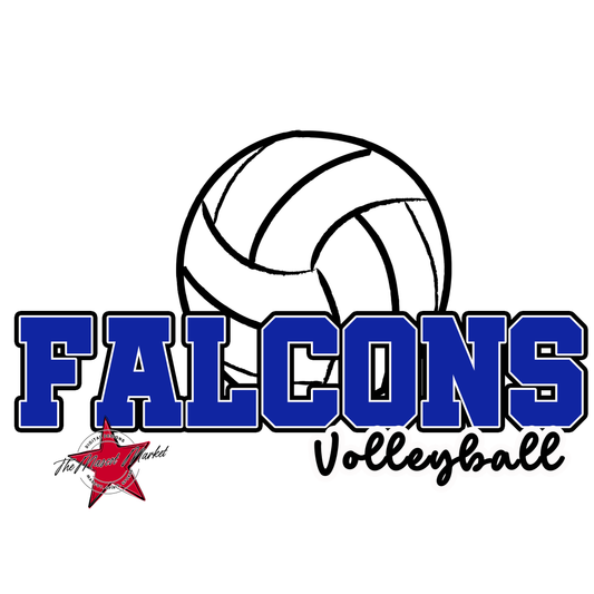 Falcons Varsity Volleyball-Royal Blue
