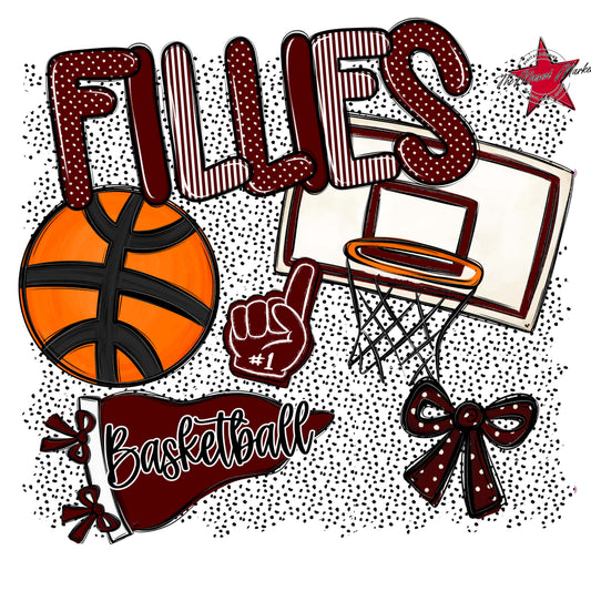 Fillies Basketball Spirit-Maroon