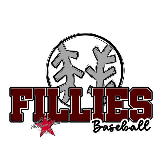 Fillies Varsity Baseball-Maroon