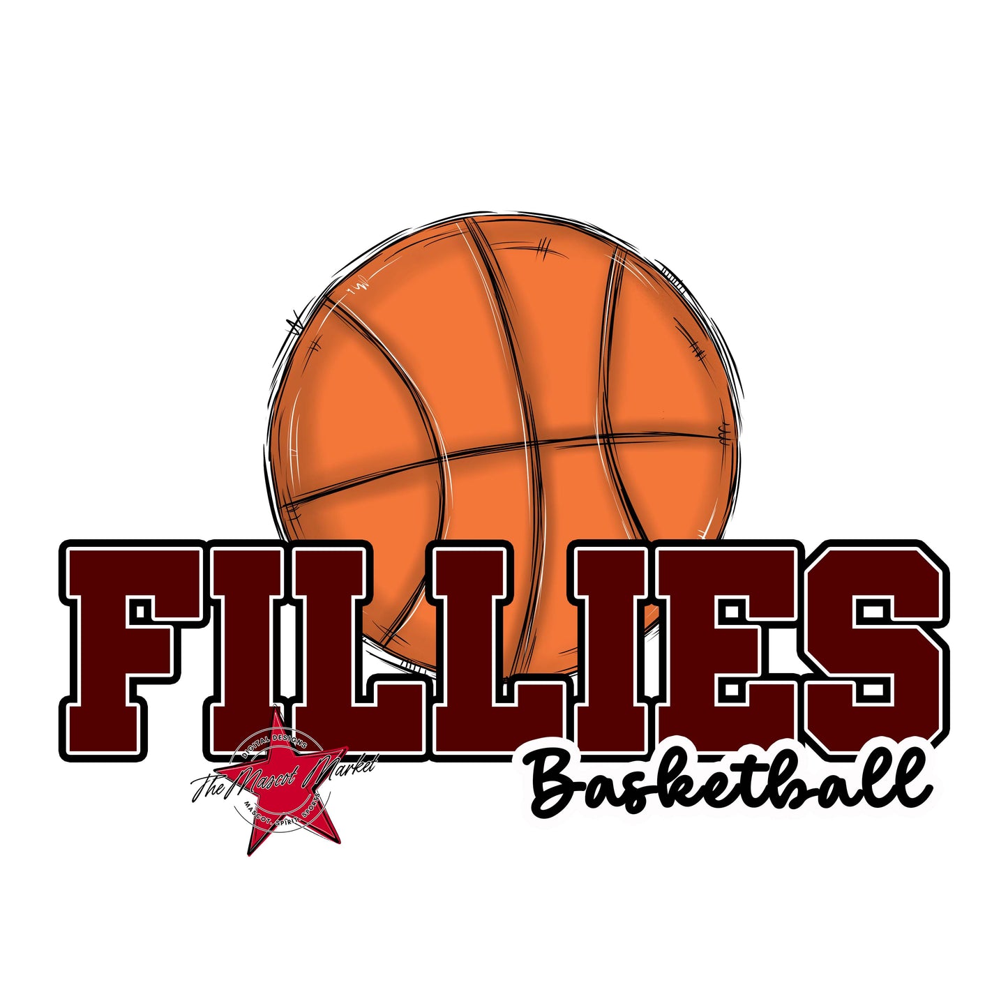 Fillies Varsity Basketball-Maroon