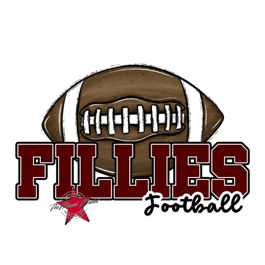 Fillies Varsity Football-Maroon