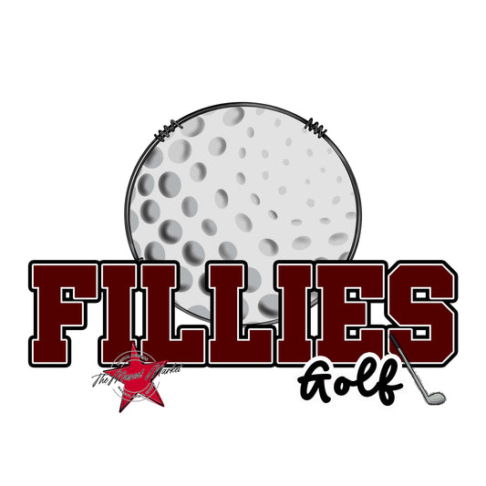 Fillies Varsity Golf-Maroon