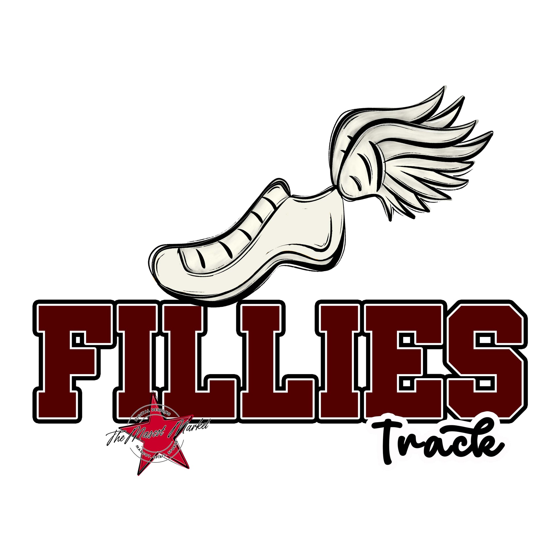 Fillies Varsity Track-Maroon
