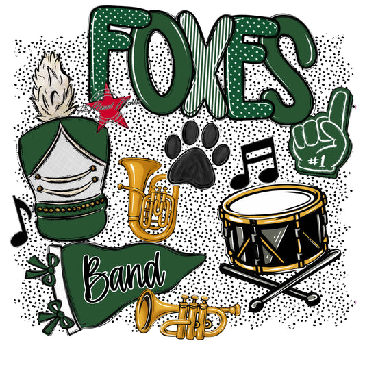 Foxes Band Spirit-Green
