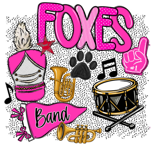 Foxes Band Spirit-Pink
