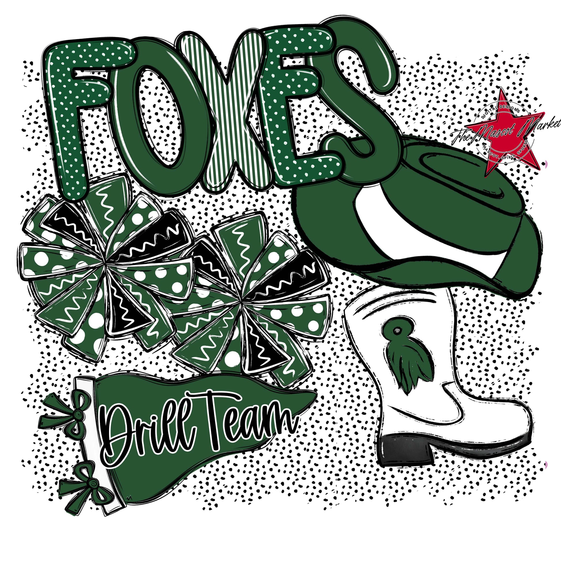 Foxes Drillteam Spirit-Green