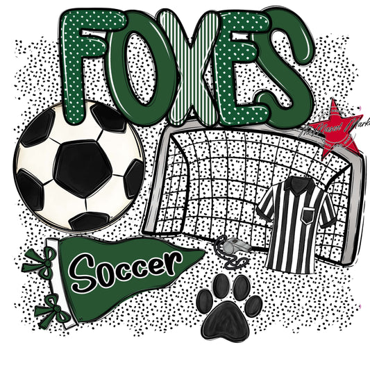 Foxes Soccer Spirit-Green
