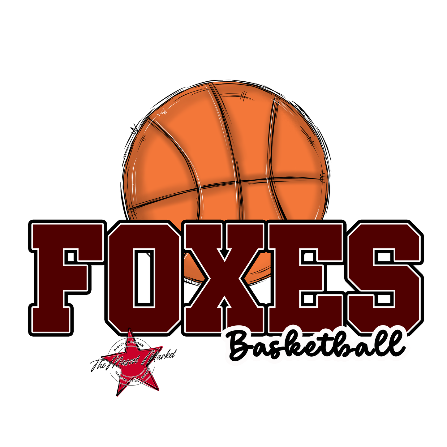 Foxes Varsity Basketball-Maroon