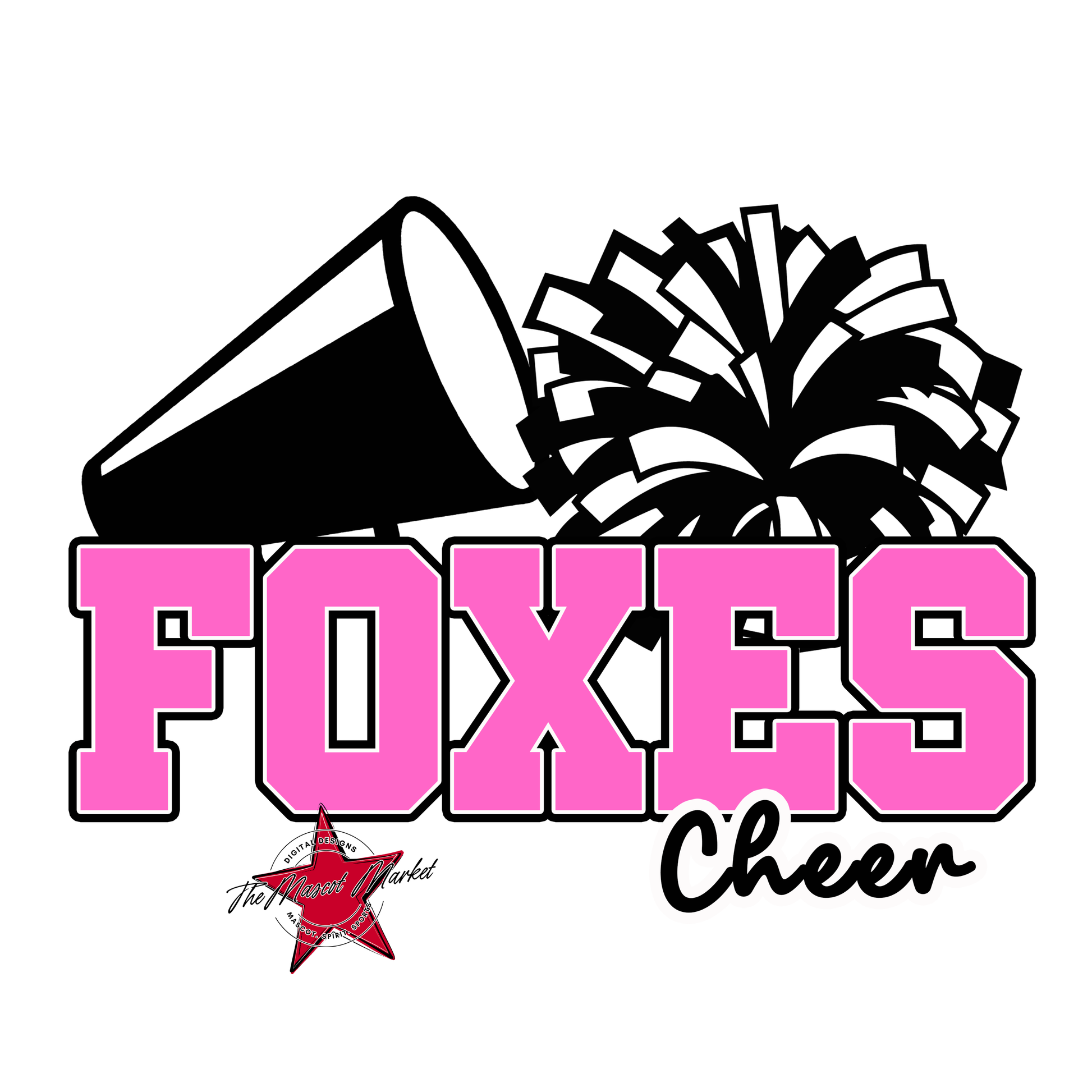 Foxes Varsity Cheer-Baby Pink