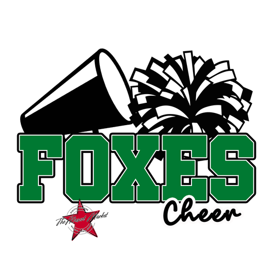 Foxes Varsity Cheer-Kelly Green