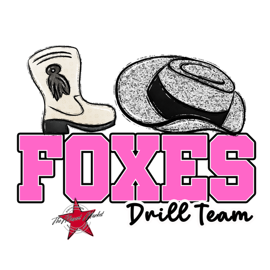 Foxes Varsity Drillteam-Baby Pink