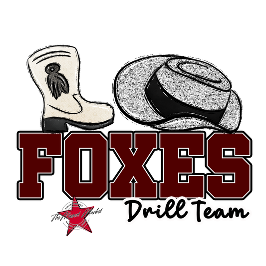 Foxes Varsity Drillteam-Maroon