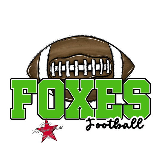 Foxes Varsity Football-Bright Green