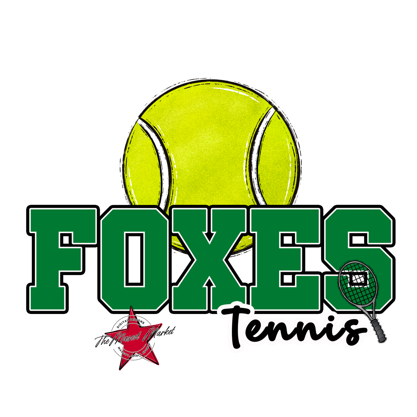 Foxes Varsity Tennis-Kelly Green