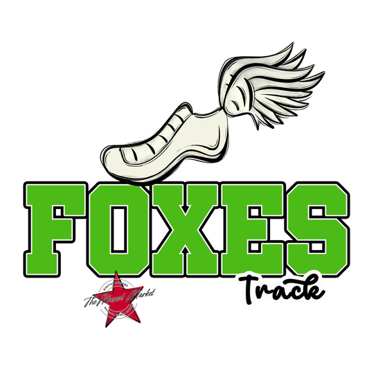 Foxes Varsity Track-Bright Green