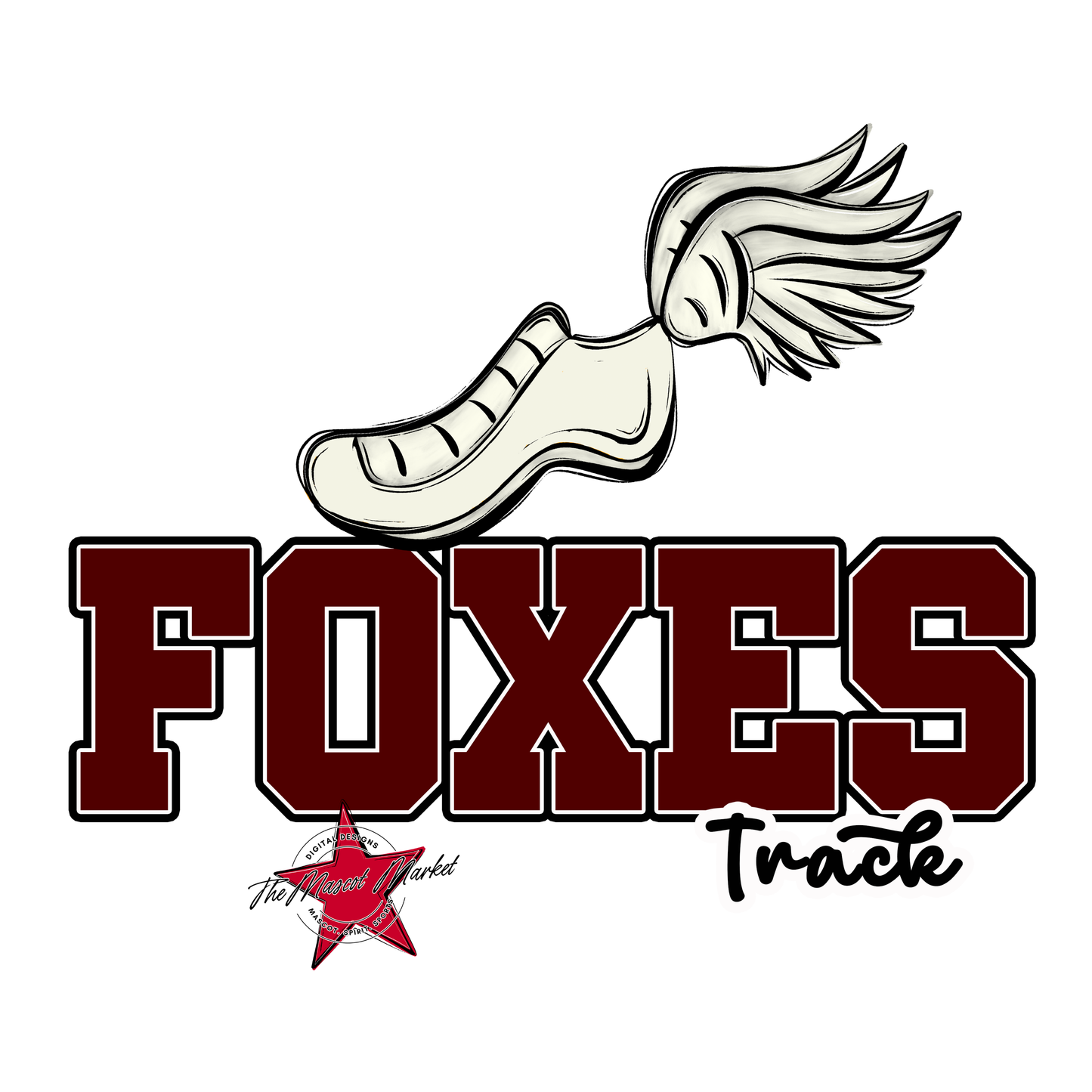 Foxes Varsity Track-Maroon