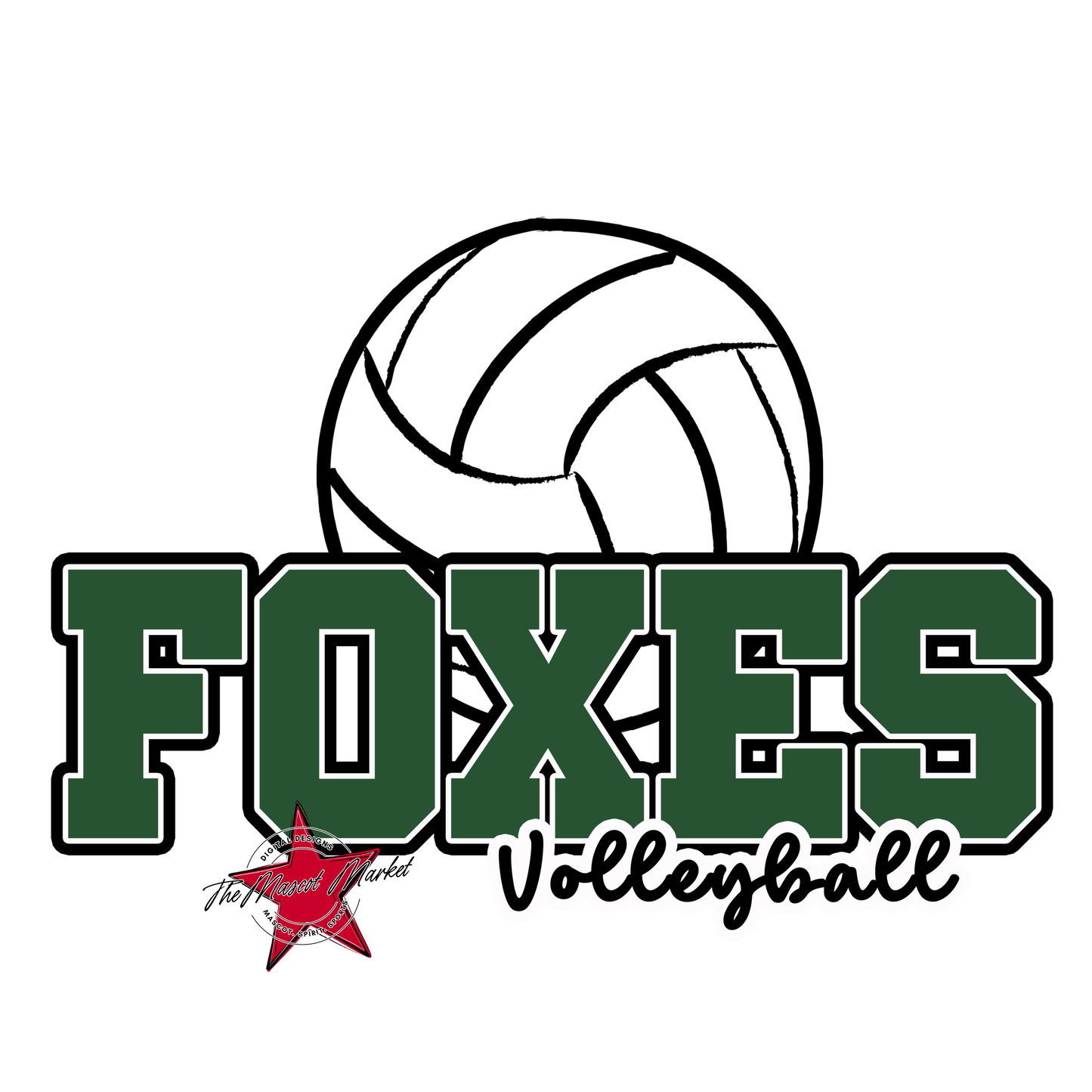 Foxes Varsity Volleyball-Green