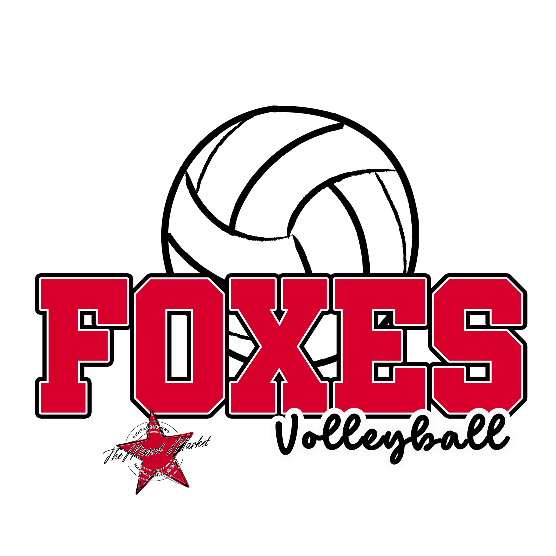 Foxes Varsity Volleyball-Red