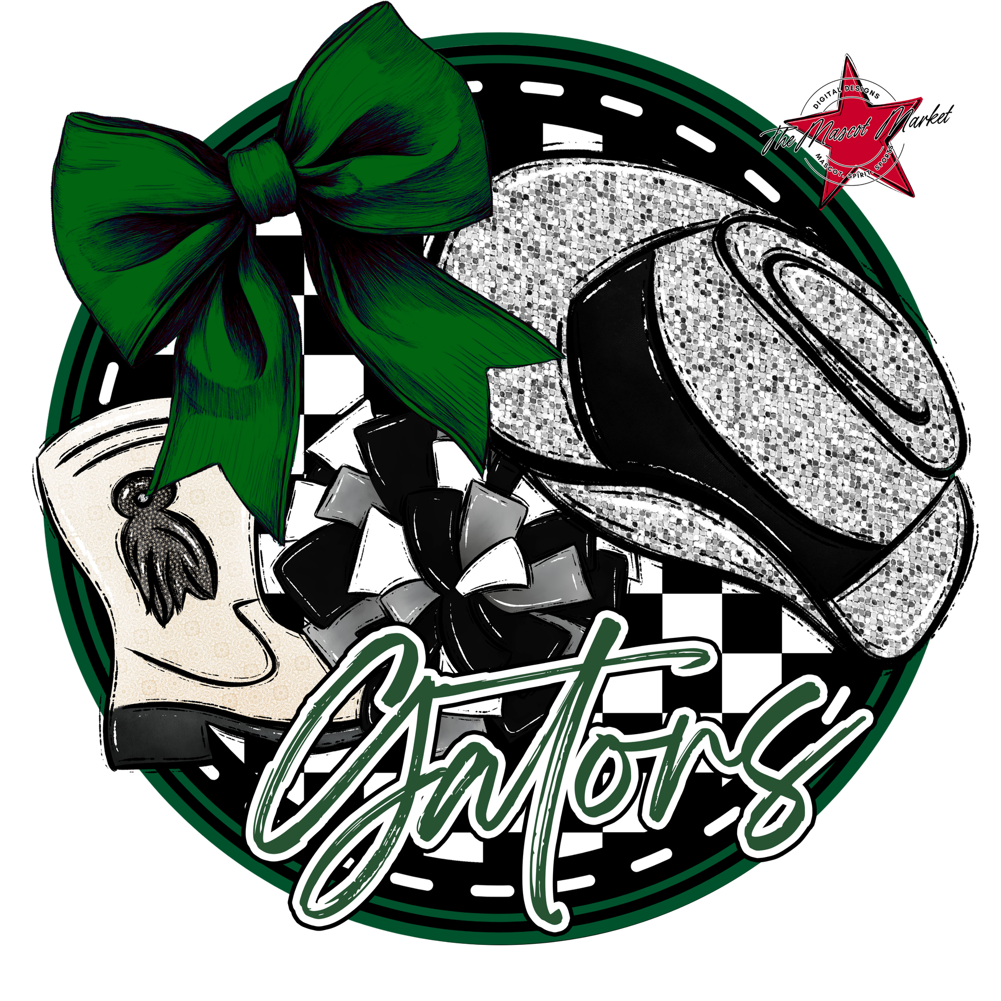 Gators Circle Drillteam Design-Green
