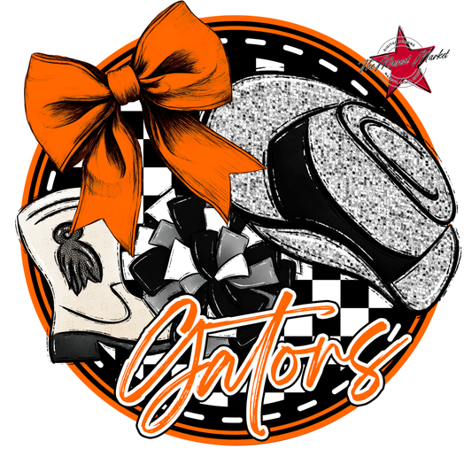 Gators Circle Drillteam Design-Orange