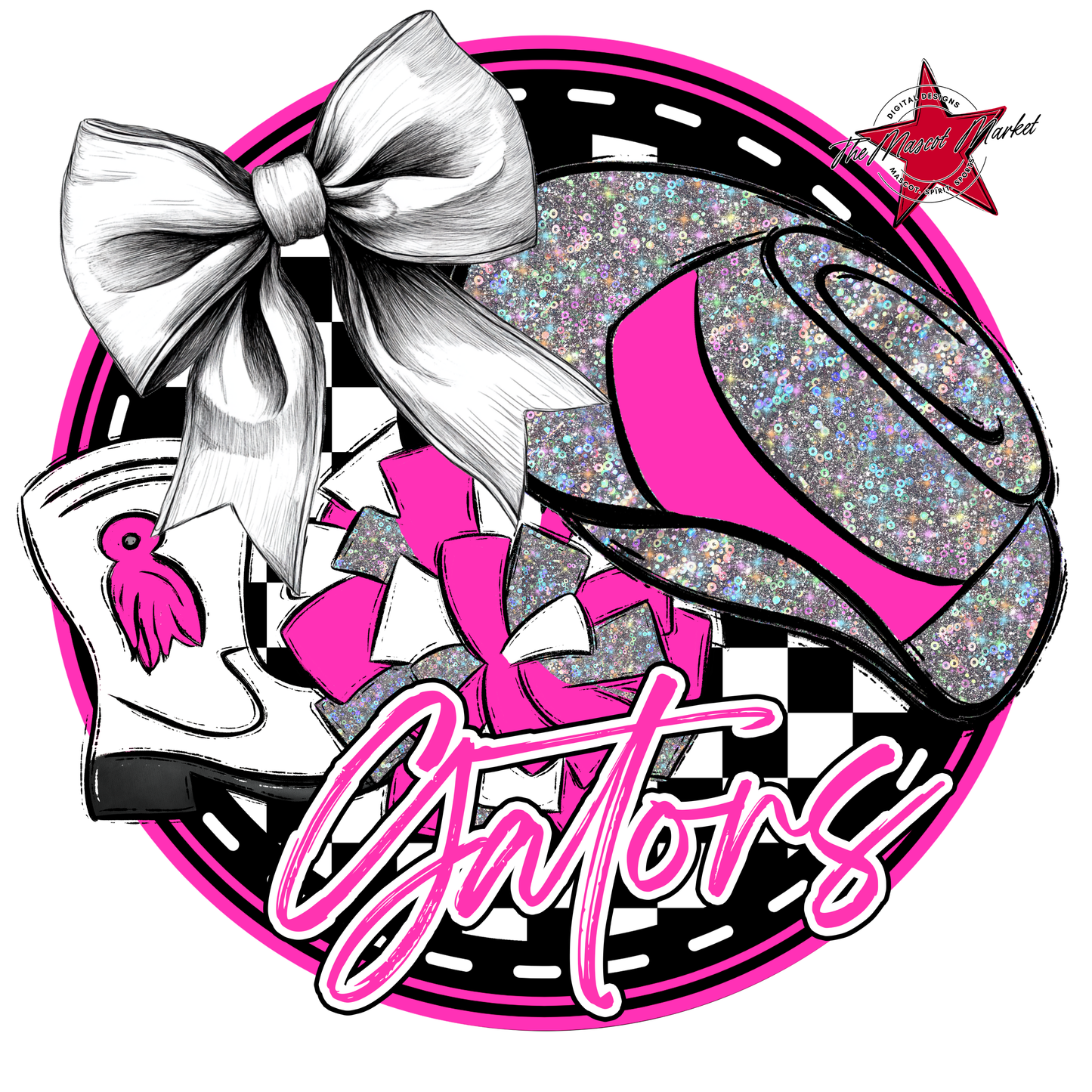 Gators Circle Drillteam Design-Pink