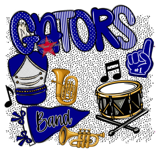 Gators Band Spirit-Blue
