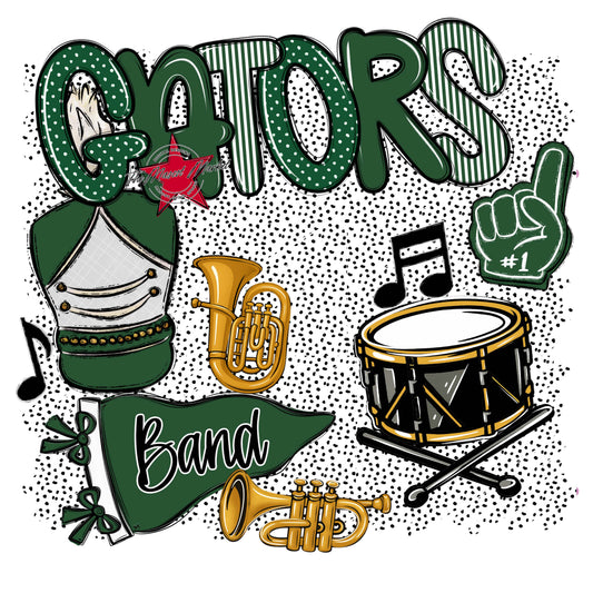 Gators Band Spirit-Green