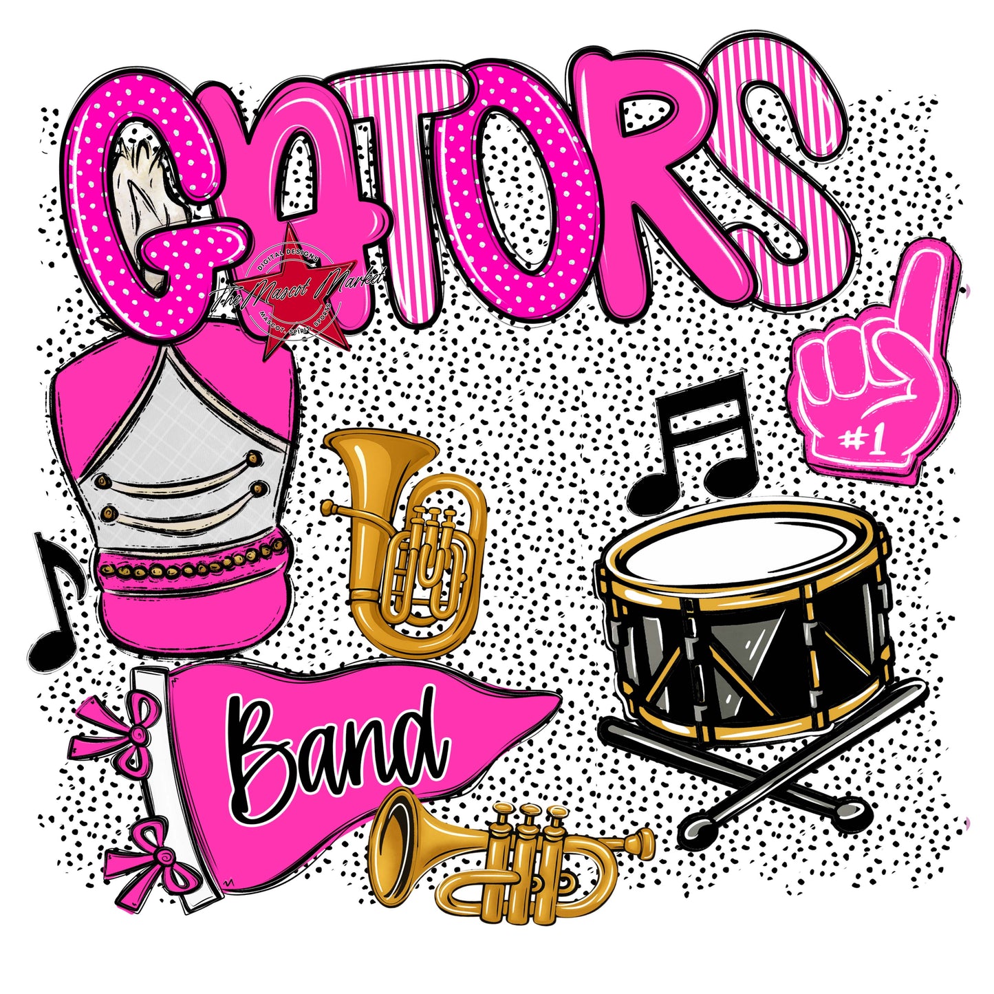 Gators Band Spirit-Pink