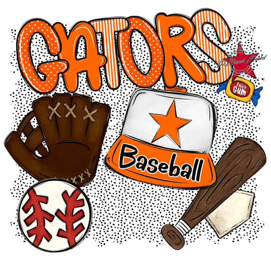 Gators Baseball Spirit-Orange