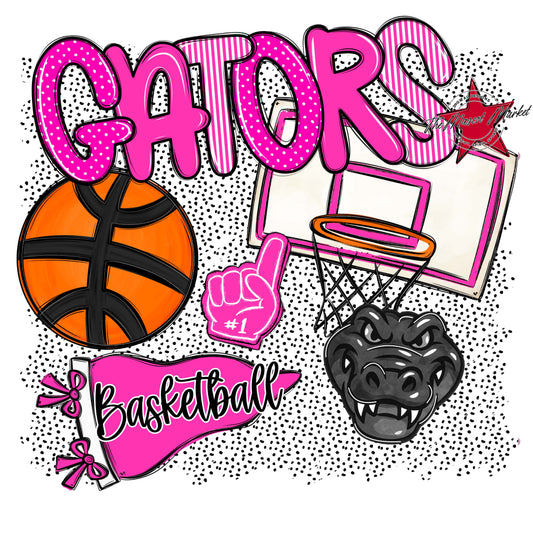 Gators Basketball Spirit-Pink