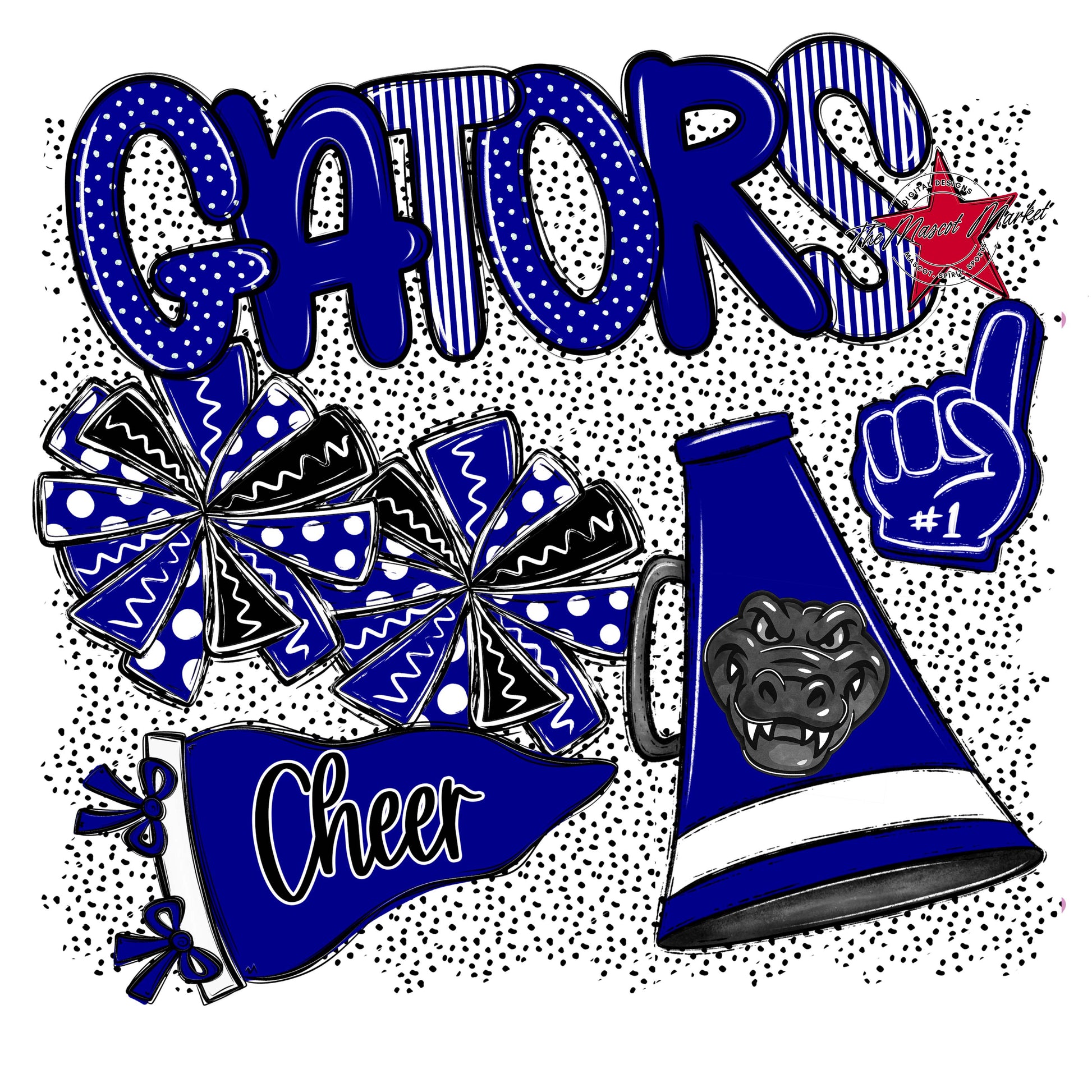 Gators Cheer Spirit-Blue