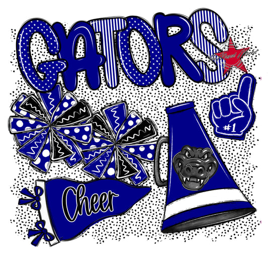 Gators Cheer Spirit-Blue