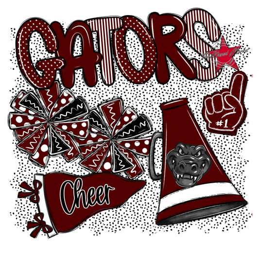 Gators Cheer Spirit-Maroon