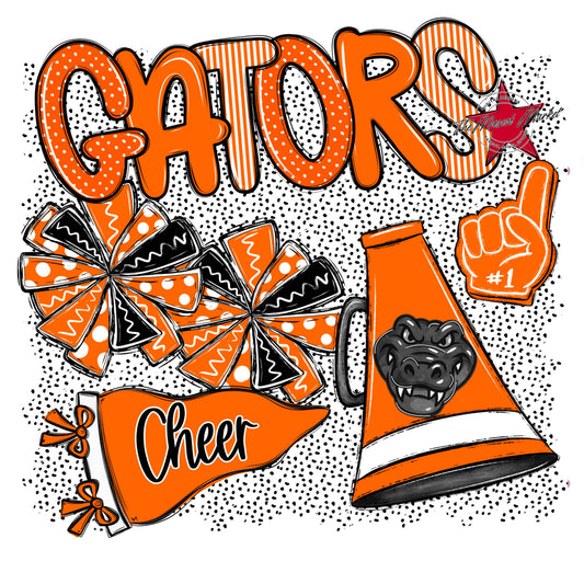 Gators Cheer Spirit-Orange
