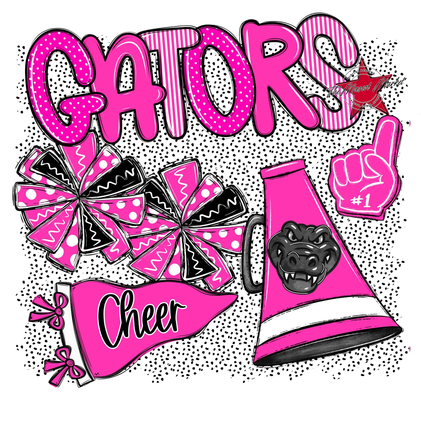 Gators Cheer Spirit-Pink