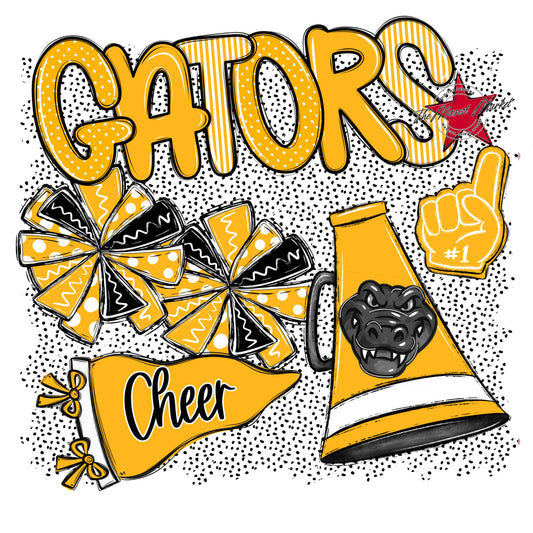 Gators Cheer Spirit-Yellow