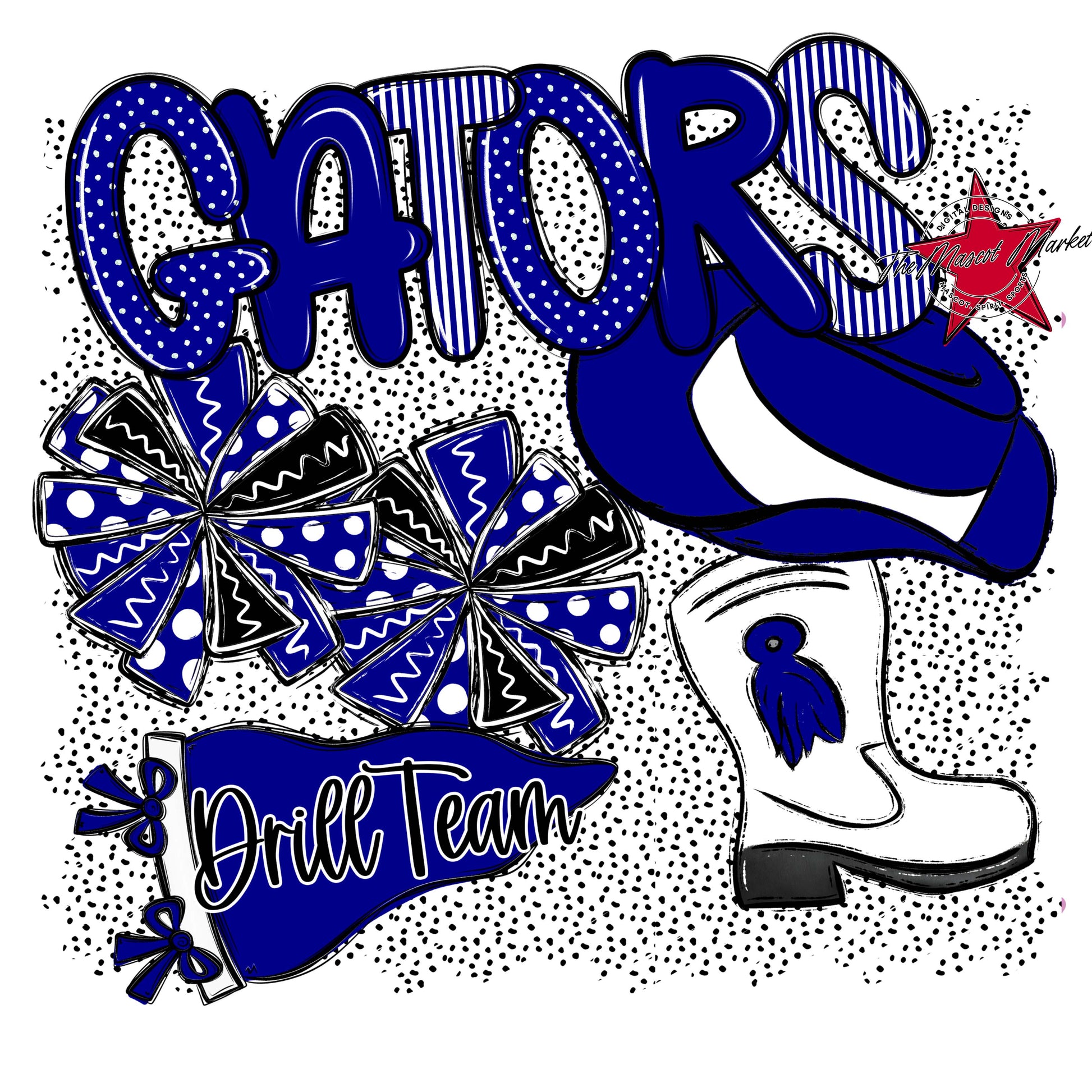 Gators Drillteam Spirit-Blue