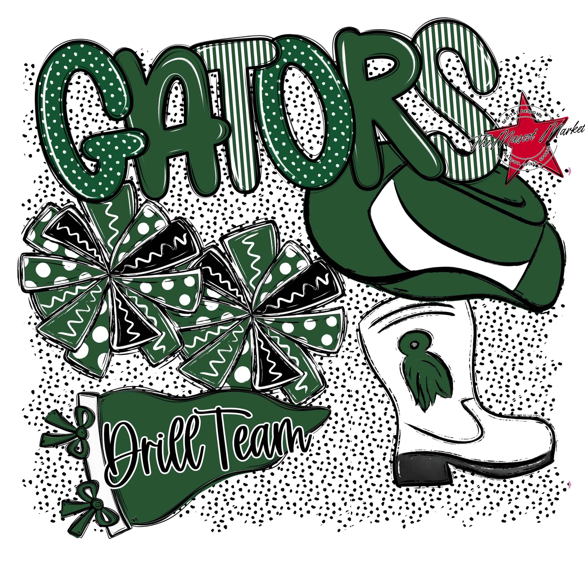 Gators Drillteam Spirit-Green