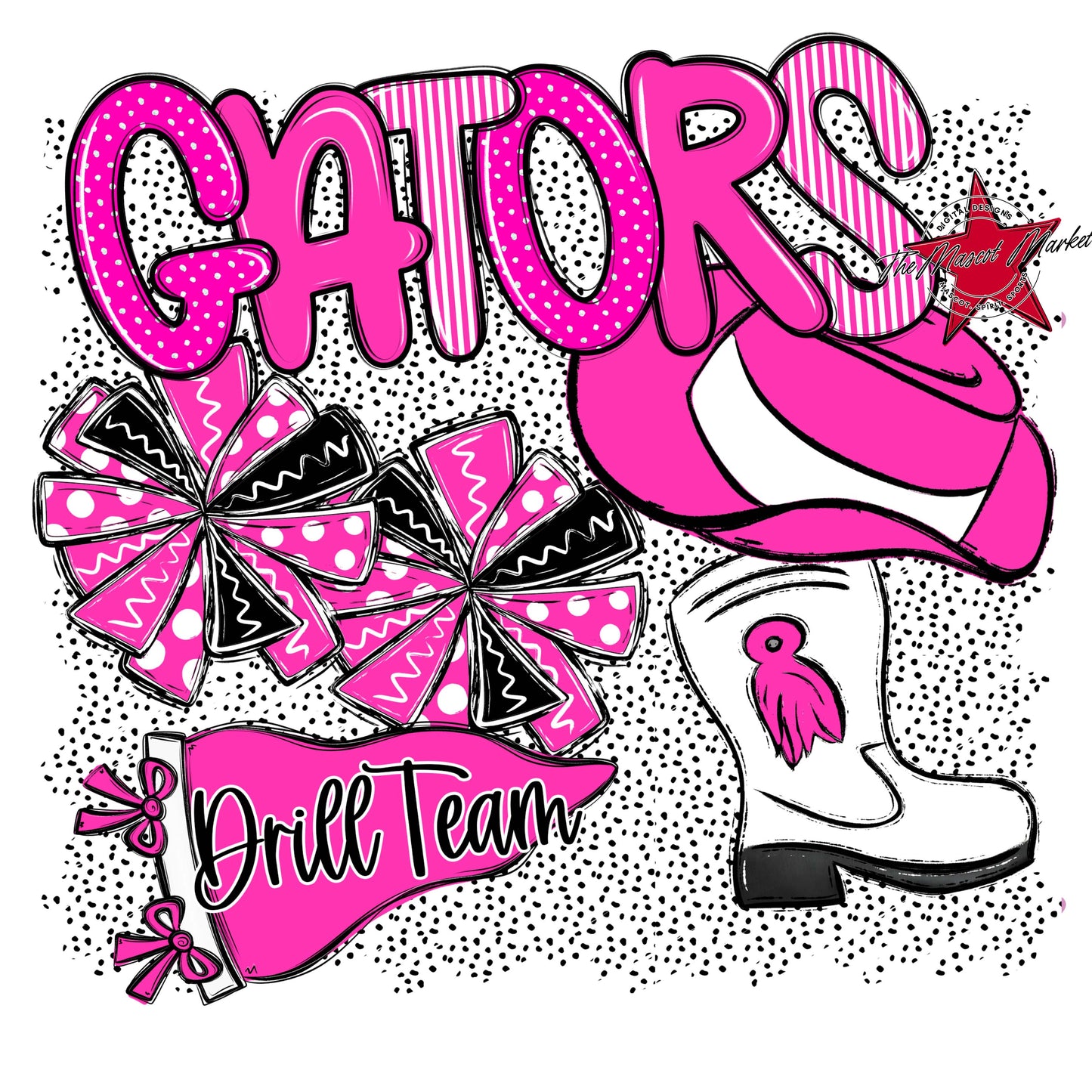 Gators Drillteam Spirit-Pink