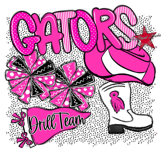 Gators Drillteam Spirit-Pink
