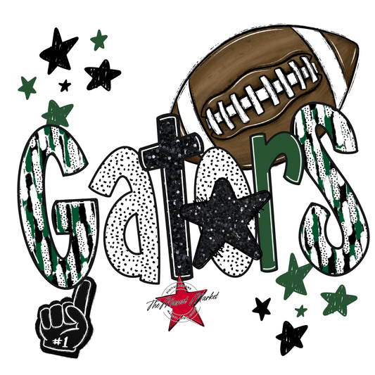 Gators Football Scrape-Green