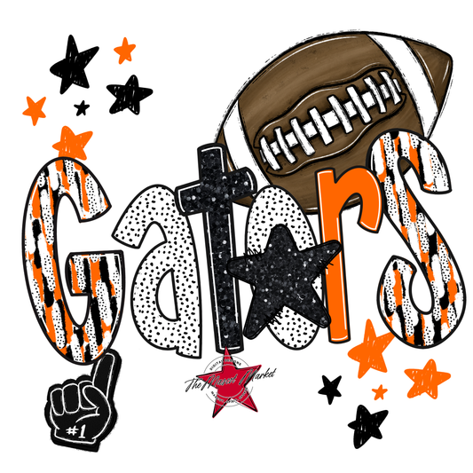 Gators Football Scrape-Orange