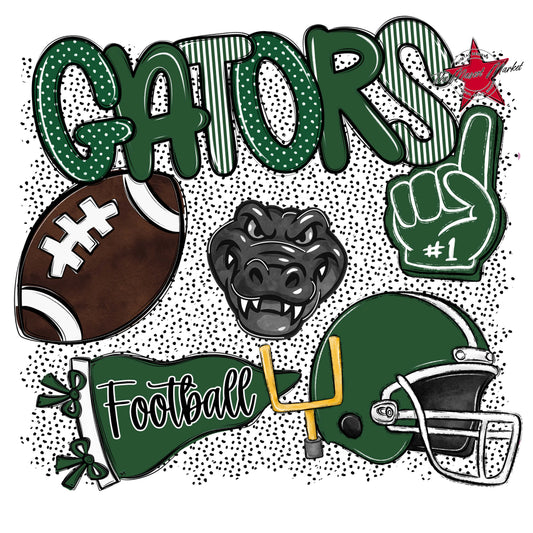 Gators Football Spirit-Green