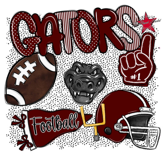 Gators Football Spirit-Maroon